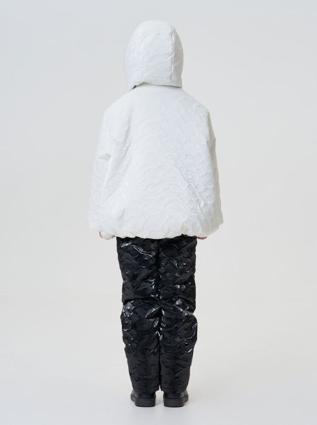 Фото6: картинка 767.20 Куртка утепленная из термостежки, теплый белый Choupette - одевайте детей красиво!