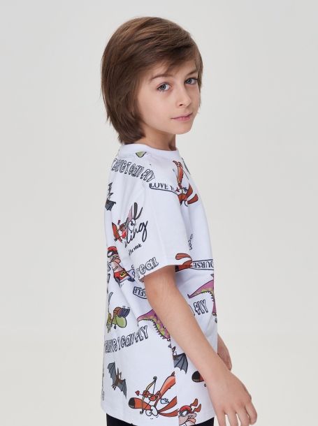 Фото4: картинка 30.109 Джемпер-футболка, фирменный принт Choupette - одевайте детей красиво!