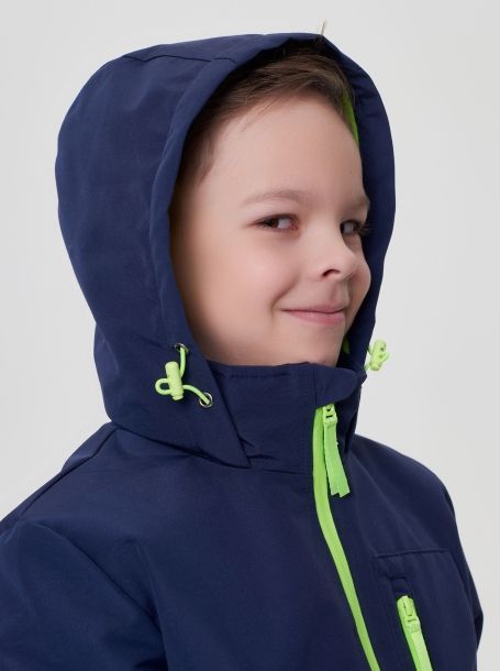 Фото5: картинка 789.20 Куртка на синтепоне, темно синий Choupette - одевайте детей красиво!