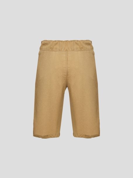Фото2: Песочные брюки из твила