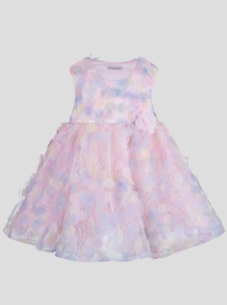 Фото1: картинка 1603.43 Платье нарядное Церемония из декоративной ткани, нежное конфетти Choupette - одевайте детей красиво!