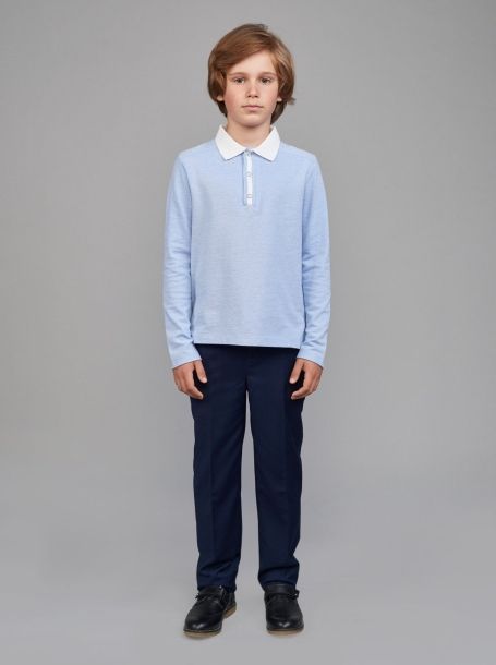 Фото5: Голубая рубашка для мальчика