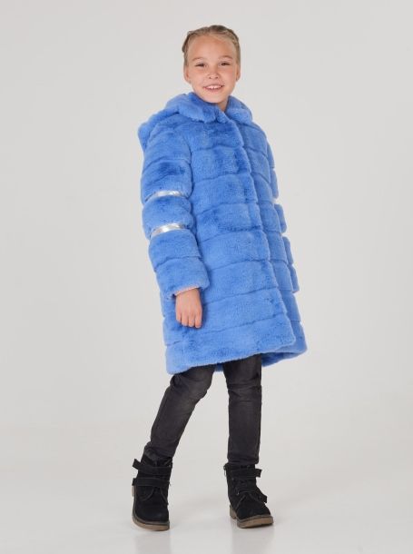 Фото1: Детское меховое пальто