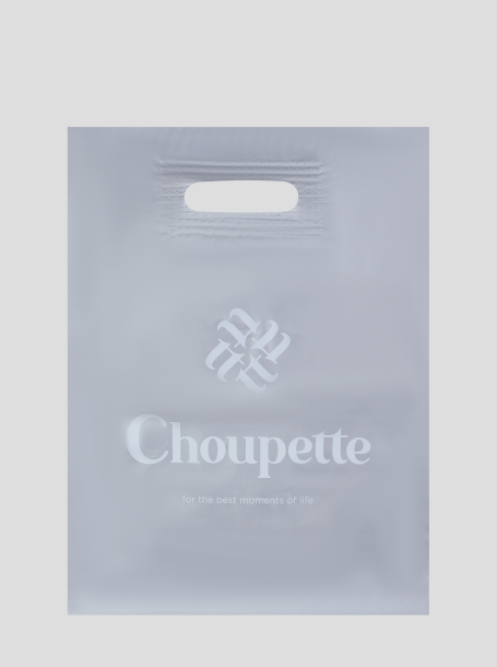Фото1: картинка 21.1.265 Пакет, с выруб.ручкой "Choupette" умен.30*40 Choupette - одевайте детей красиво!