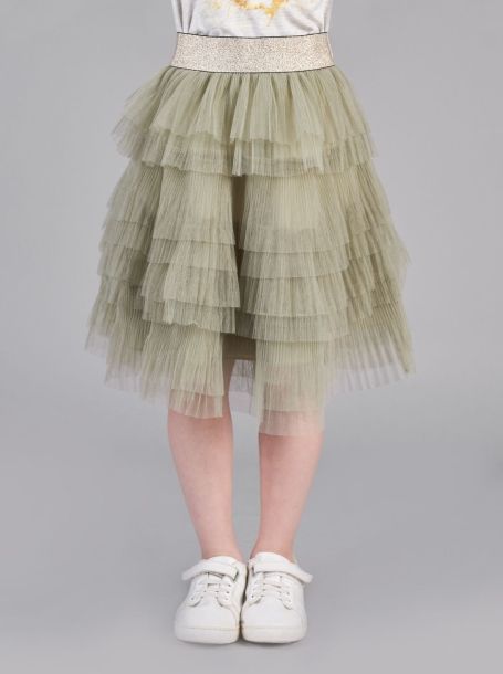 Фото2: Пышная многоярусная юбка для девочки