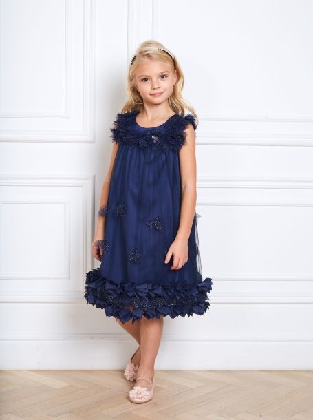 Фото1: Синее детское платье