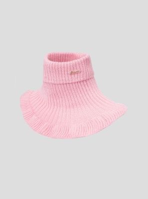 Фото1: Розовый шарф воротник для девочки
