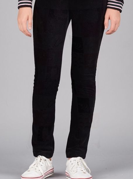 Фото2: Черные вельветовые брюки