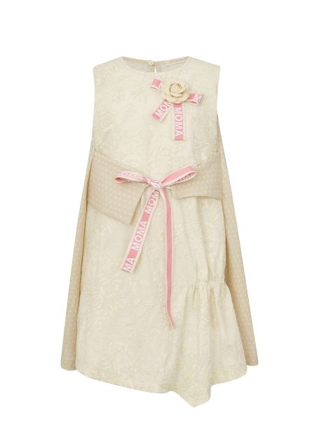 Фото1: картинка 29.112 Платье из шитья и муслина с декоративными элементами, фирменный принт Choupette - одевайте детей красиво!