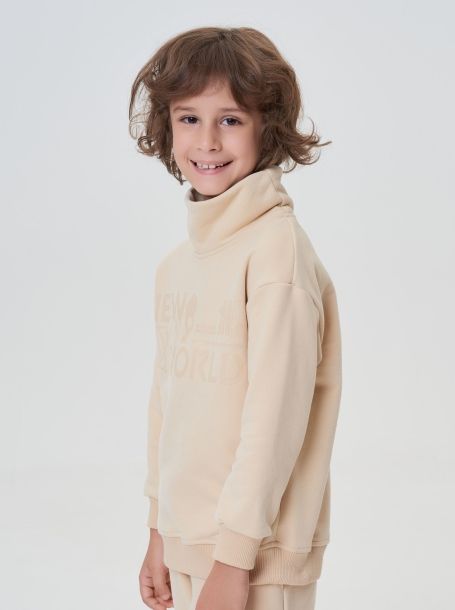 Фото2: картинка 18.115 Джемпер-СВИТШОТ с принтом,  песочный Choupette - одевайте детей красиво!