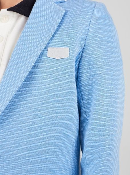 Фото4: Мягкий синий пиджак