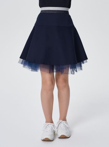 Фото2: Пышная школьная синяя юбка