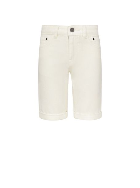 Фото1: картинка 309.70 Шорты джинсовые для мальчика, цвет белый Choupette - одевайте детей красиво!