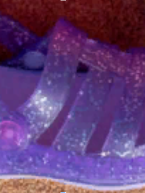 Фото1: Сандалии с глитером, фиолетовый от Choupette 