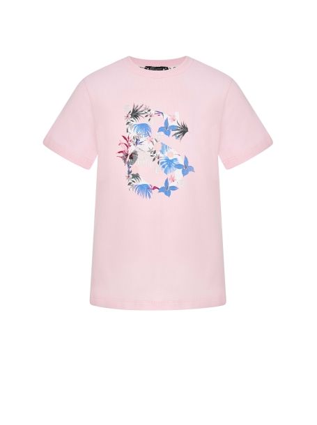 Фото1: картинка 49.112 Джемпер-футболка с декором, розовый Choupette - одевайте детей красиво!