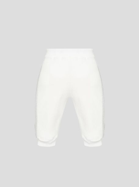 Фото1: Белые велюровые брюки