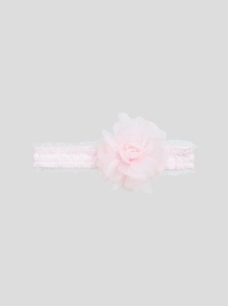Фото1: 1325.43 Розовая повязка с цветком