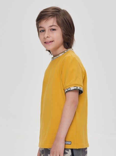 Фото7: картинка 03.107 Джемпер-футболка с декором, карри Choupette - одевайте детей красиво!