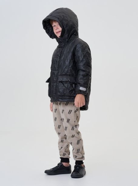 Фото7: картинка 773.20 Куртка утепленная из термостежки, хаки Choupette - одевайте детей красиво!