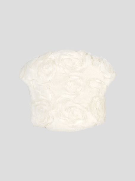 Фото7: Белое болеро с розами