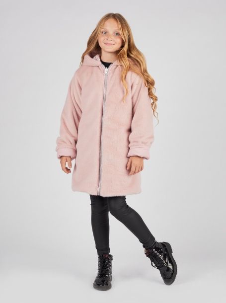 Фото1: Пальто двухстороннее для девочки