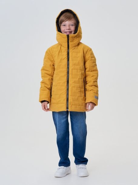 Фото2: картинка 758.20 Куртка из термостежки, охра Choupette - одевайте детей красиво!