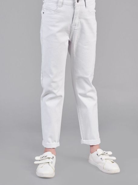 Фото2: Белые джинсы для мальчика