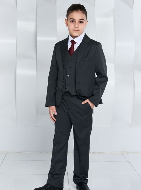 Фото1: 350.31 Серый детский пиджак для мальчика