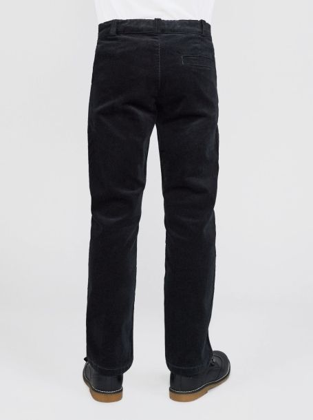 Фото4: Черные вельветовые брюки для мальчика