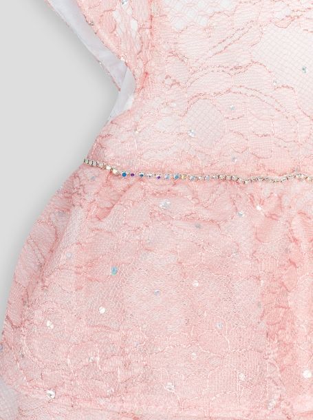 Фото3: Платье нарядное с кружевом и многоярусной юбкой от Choupette 