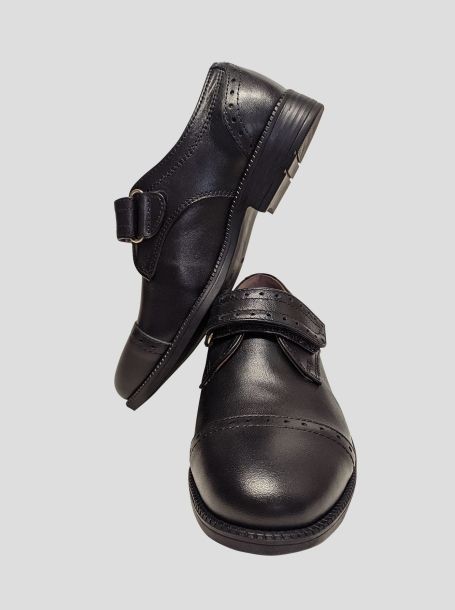 Фото7: Черные кожаные ботинки для мальчика
