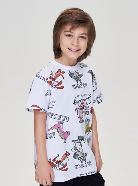 Фото1: картинка 30.109 Джемпер-футболка, фирменный принт Choupette - одевайте детей красиво!