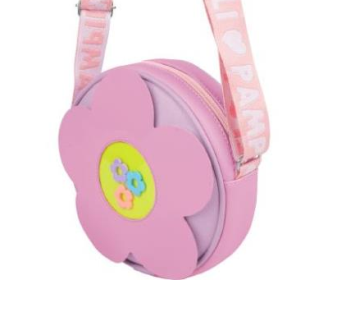 Фото1: картинка 600.1097.2023 Мини-сумочка с ромашками, розовый Choupette - одевайте детей красиво!