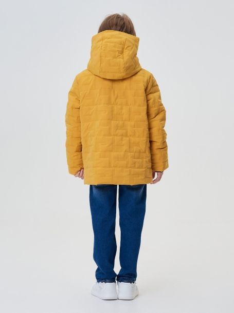 Фото4: картинка 758.20 Куртка из термостежки, охра Choupette - одевайте детей красиво!
