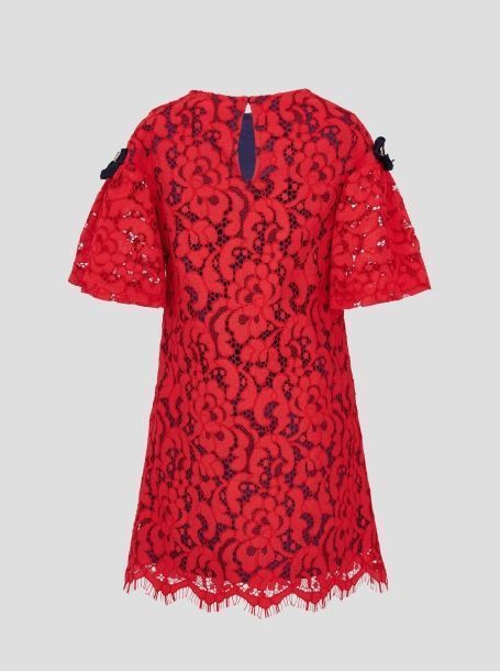 Фото6: Платье трапеция нарядное из кружевного полотна с декором от Choupette 
