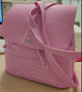 Фото1: Рюкзак с декорами, яркий розовый от Choupette 