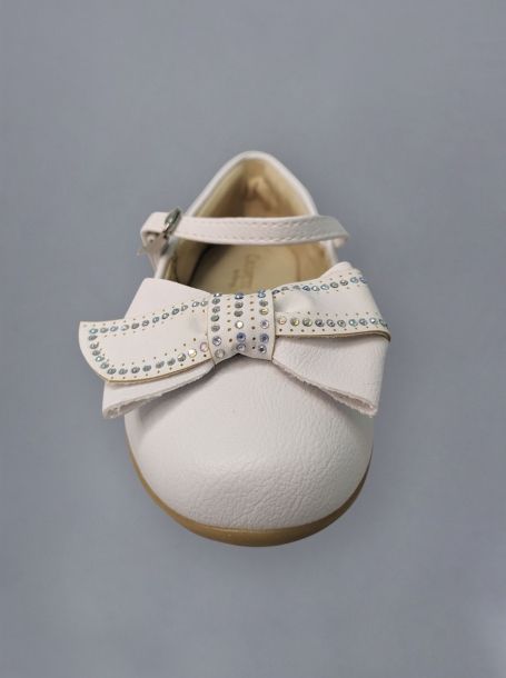 Фото5: Белые детские туфли для девочки