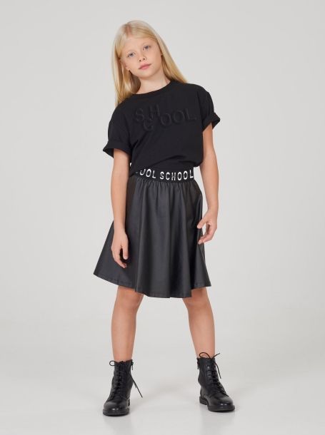 Фото5: Черная школьная юбка для девочки