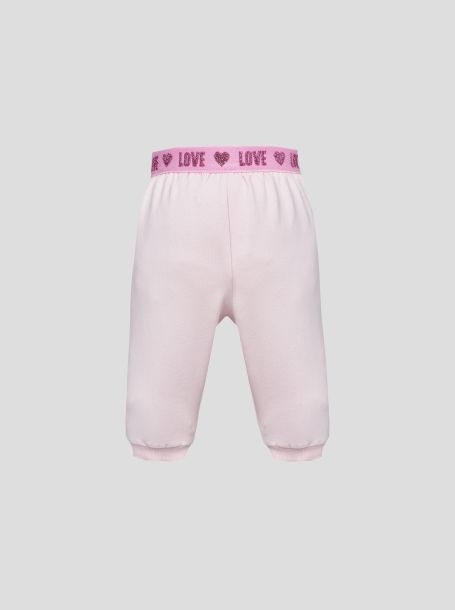 Фото1: Розовые штаны из футера