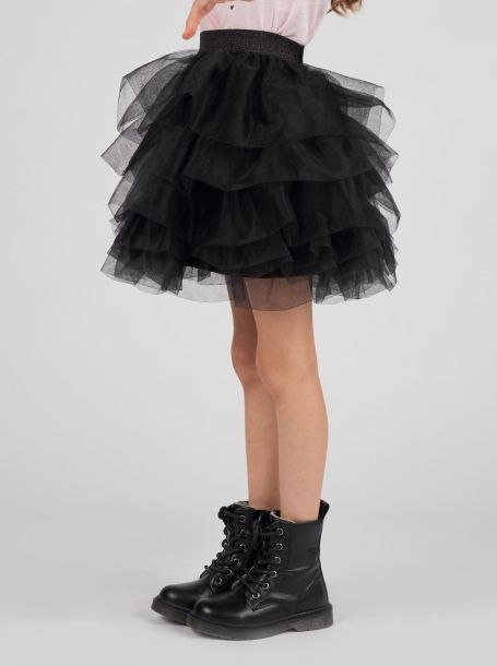 Фото3: 262.70 Черная пышная юбка для девочки