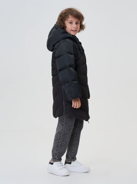 Фото3: картинка 770.20 Пальто пуховое, черный Choupette - одевайте детей красиво!