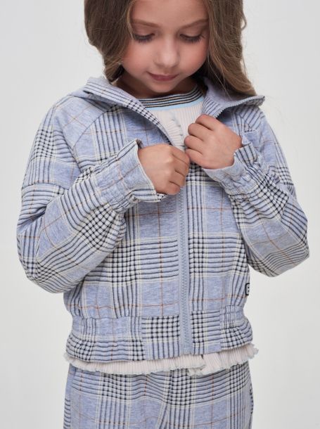 Фото5: картинка 56.106 Костюм трикотажный (куртка и брюки), в клетку Choupette - одевайте детей красиво!