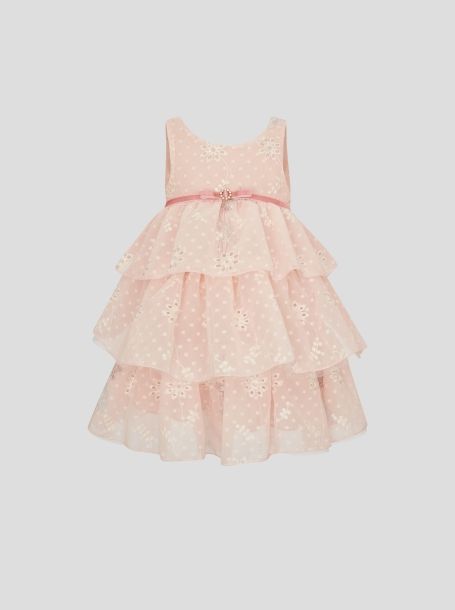 Фото1: 1375.43 Розовое платье из шифона