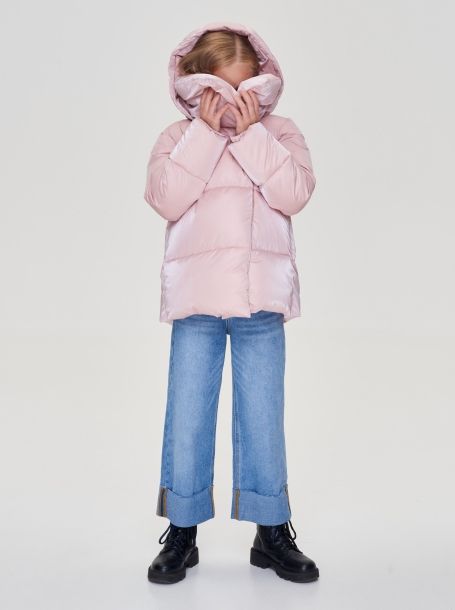 Фото7: картинка 587.1.20 Куртка из синтепух с капюшоном, розовый Choupette - одевайте детей красиво!