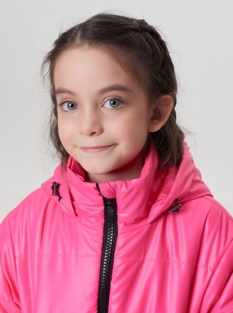 Фото6: картинка 786.20 Куртка на синтепоне , малиновый Choupette - одевайте детей красиво!