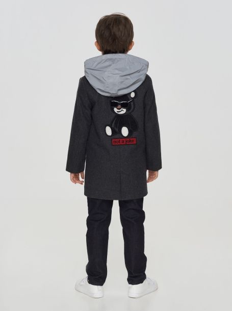Фото3: Пальто с капюшоном для мальчика