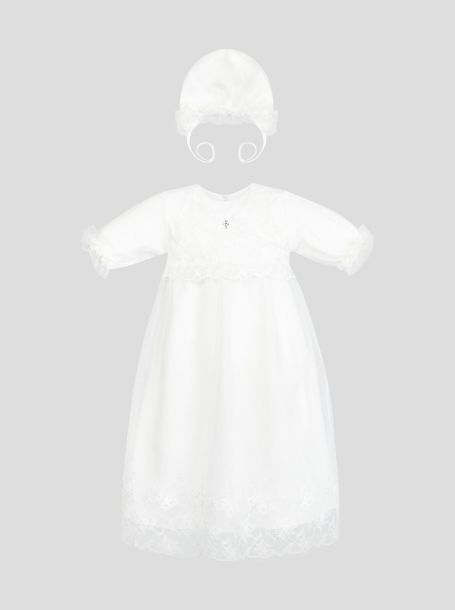 Фото1: 1118.43 Нарядное платье с чепчиком