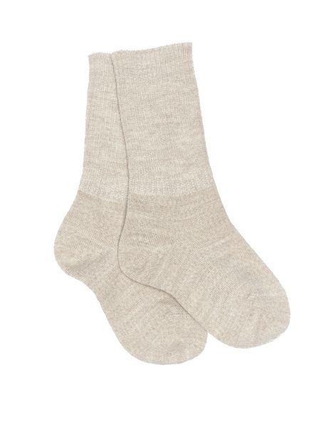 Фото1: Бежевые теплые носки
