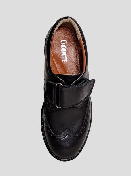 Фото2: Черные высокие ботинки на липучке