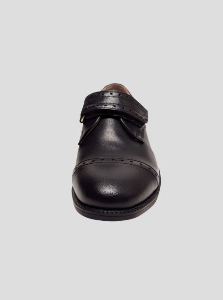 Фото4: Черные кожаные ботинки для мальчика